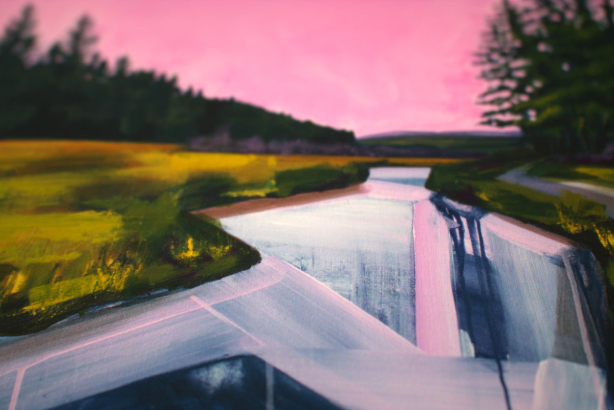 River Severn in Pink