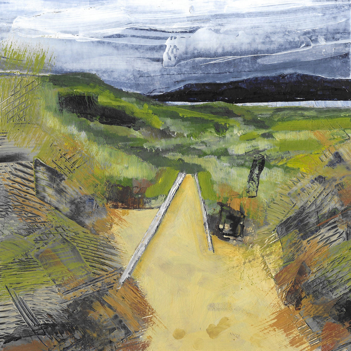 Print of Ynyslas Dunes