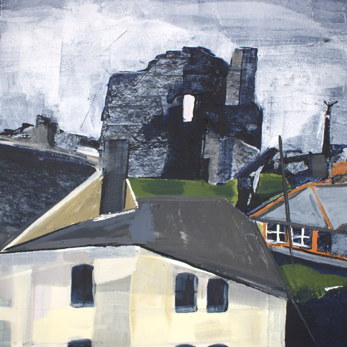 Bedroom Window View of Aberystwyth Castle