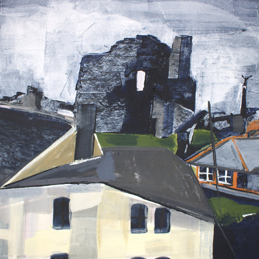 Bedroom Window View of Aberystwyth Castle