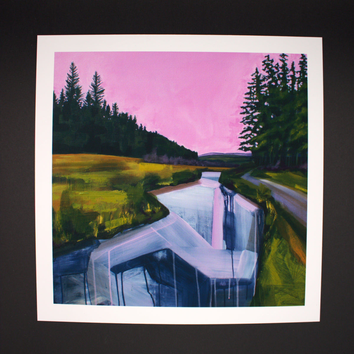River Severn in Pink